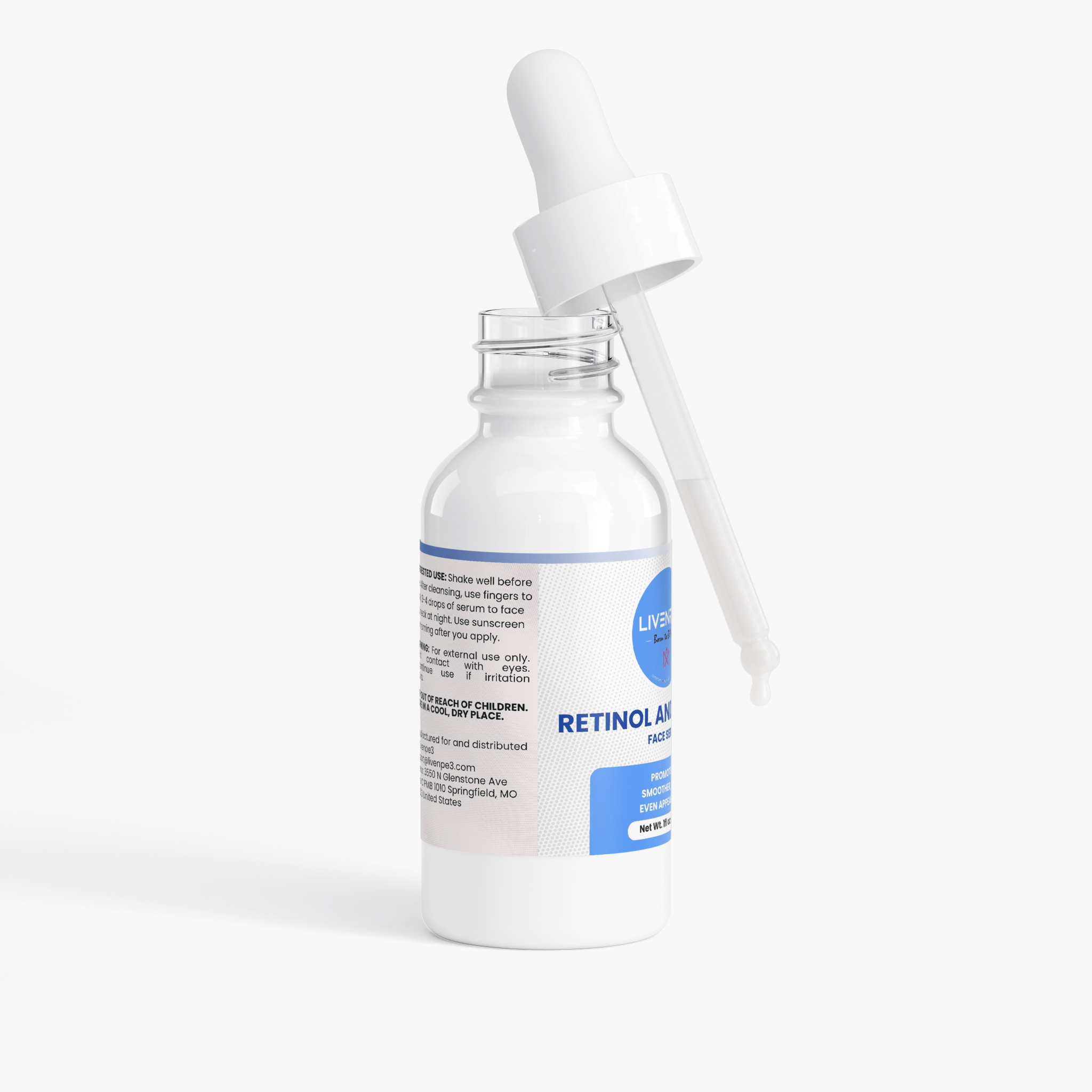 Retinol and Peptide Face Serum